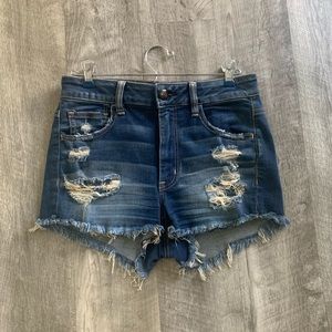 American Eagle high waisted jean shorts